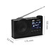 Metronic 477254 - Radio numérique DAB+, FM, Bluetooth et réveil - noire pas cher