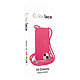 Moxie Coque pour iPhone 13 en TPU Premium Color Lace avec Cordon Tour de Cou Fuchsia pas cher
