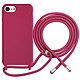 Moxie Coque pour iPhone 7 / 8 en TPU Premium Color Lace avec Cordon Tour de Cou Bordeaux Cette coque bordeaux pour iPhone 7 / 8 appartient à la collection Premium Color Lace et présente une finition uniforme au rendu soigné