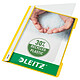LEITZ Lot de 25 chemise à lamelle Standard A4 PVC Jaune Chemise à lamelle