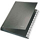 LEITZ Trieur, A4, A-Z, 24 compartiments, carton rigide, noir Trieur