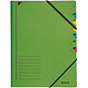 LEITZ Classeur trieur, format A4, 7 compartiments, vert Trieur
