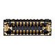 Clappio Connecteur FPC Caméra Frontale pour iPhone 16 Pro / 16 Pro Max 14 Broches Rétablit une connexion stable entre la nappe de la caméra avant et la carte mère