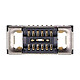 Clappio Connecteur FPC Antenne Réseau pour iPhone 16 Pro / 16 Pro Max 12 Broches Rétablit la connexion entre l'antenne réseau et la carte mère pour retrouver un signal stable