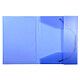 Acheter EXACOMPTA Chemise à élastiques 3 rabats polypropylène translucide Krea Cover - A4 - Bleu x 5