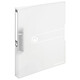 HERLITZ Classeur à anneaux easy orga to go, A4, 2 anneaux,blanc transparent Classeur à anneaux
