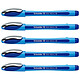 SCHNEIDER Stylo à bille Slider Memo Pointe Extra Large bleu x 5 Stylo à bille