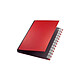 LEITZ Trieur, A4, A-Z, 24 compartiments, plastique, rouge Trieur