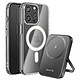 Swissten Pack MagSafe iPhone 15 Pro Max avec Coque Bi-matière et Powerbank 5000 mAh Transparent Le pack MagSafe iPhone 15 Pro Max Swissten combine une coque renforcée et une powerbank magnétique 5000 mAh pour une solution complète