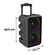 Acheter Avizar Enceinte Bluetooth Portable 41×26cm Lumineuse 2x Haut-parleurs 5W avec Micro Noir