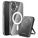 Swissten Pack MagSafe iPhone 16 avec Coque Bi-matière et Powerbank 5000 mAh Transparent Le pack MagSafe iPhone 16 Swissten combine une coque renforcée et une powerbank magnétique 5000 mAh pour une solution complète