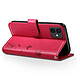 Avis Zanaé Étui Portefeuille pour iPhone 12 / 12 Pro Premium Design Fleurs Papillon Rouge