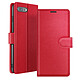 Zanaé Étui Portefeuille pour iPhone 8 Plus / 7 Plus Support et Languette Magnétique Rouge Cet étui portefeuille Zanaé rouge pour iPhone 8 Plus / 7 Plus présente une texture antiglisse et chic