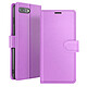 Zanaé Étui Portefeuille pour iPhone 8 Plus / 7 Plus Support et Languette Magnétique Violet Cet étui portefeuille Zanaé violet pour iPhone 8 Plus / 7 Plus présente une texture antiglisse et chic