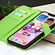 Acheter Zanaé Étui Portefeuille pour iPhone 13 Support et Languette Magnétique Vert