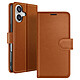 Zanaé Étui Portefeuille pour iPhone 17 Air Fonction Support et Languette Magnétique Marron Cet étui portefeuille Zanaé marron pour iPhone 17 Air présente une texture antiglisse et chic