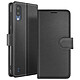 Zanaé Étui Portefeuille pour Galaxy M10 avec Fonction Support et Languette Magnétique Noir - Cet étui portefeuille Zanaé noir pour Galaxy M10 présente une texture antiglisse et chic