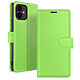 Zanaé Étui Portefeuille pour iPhone 12 mini Fonction Support et Languette Magnétique Vert Cet étui portefeuille Zanaé vert pour iPhone 12 mini présente une texture antiglisse et chic