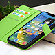 Acheter Zanaé Étui Portefeuille pour iPhone 14 Support et Languette Magnétique Vert