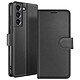 Zanaé Étui Portefeuille pour Galaxy S21 FE 5G avec Support et Languette Magnétique Noir - Cet étui portefeuille Zanaé noir pour Galaxy S21 FE 5G présente une texture antiglisse et chic