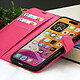 Acheter Zanaé Étui Portefeuille pour iPhone 16 Support et Languette Magnétique Fuchsia