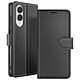 Zanaé Étui Portefeuille pour Galaxy S25 Edge avec Support et Languette Magnétique Noir - Cet étui portefeuille Zanaé noir pour Galaxy S25 Edge présente une texture antiglisse et chic