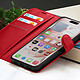 Acheter Zanaé Étui Portefeuille pour iPhone 15 Support et Languette Magnétique Rouge
