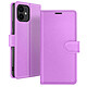Zanaé Étui Portefeuille pour iPhone 12 mini Fonction Support et Languette Magnétique Violet Cet étui portefeuille Zanaé violet pour iPhone 12 mini présente une texture antiglisse et chic