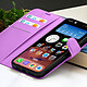 Acheter Zanaé Étui Portefeuille pour iPhone 15 Pro Fonction Support et Languette Magnétique Violet