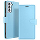 Zanaé Étui Portefeuille pour Galaxy S21 avec Fonction Support et Languette Magnétique Bleu clair Cet étui portefeuille Zanaé bleu clair pour Galaxy S21 présente une texture antiglisse et chic