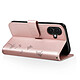 Avis Zanaé Étui Portefeuille pour iPhone 16 Premium Design Fleurs Papillon Rose champagne
