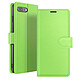 Zanaé Étui Portefeuille pour iPhone 8 Plus / 7 Plus Support et Languette Magnétique Vert Cet étui portefeuille Zanaé vert pour iPhone 8 Plus / 7 Plus présente une texture antiglisse et chic