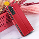 Zanaé Étui Portefeuille pour Samsung Galaxy S22 Support et Languette Rouge pas cher