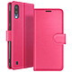 Zanaé Étui Portefeuille pour Galaxy M10 avec Fonction Support et Languette Magnétique Fuchsia Cet étui portefeuille Zanaé fuchsia pour Galaxy M10 présente une texture antiglisse et chic