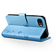 Avis Zanaé Étui Portefeuille pour iPhone 16e Premium Design Fleurs Papillon Bleu clair