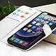 Acheter Zanaé Étui Portefeuille pour iPhone 12 mini Fonction Support et Languette Magnétique Blanc