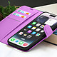 Acheter Zanaé Étui Portefeuille pour iPhone 14 Pro Support et Languette Magnétique Violet