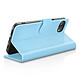 Avis Zanaé Étui Portefeuille pour iPhone 16e Support et Languette Magnétique Bleu clair