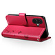 Avis Zanaé Étui Portefeuille pour iPhone 16 Premium Design Fleurs Papillon Rouge