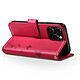 Avis Zanaé Étui Portefeuille pour iPhone 16 Pro Max Premium Design Fleurs Papillon Rouge