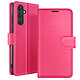 Zanaé Étui Portefeuille pour Galaxy S23 FE Fonction Support et Languette Magnétique Fuchsia Cet étui portefeuille Zanaé fuchsia pour Galaxy S23 FE présente une texture antiglisse et chic
