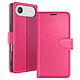 Zanaé Étui Portefeuille pour iPhone 17 Air Fonction Support et Languette Magnétique Fuchsia Cet étui portefeuille Zanaé fuchsia pour iPhone 17 Air présente une texture antiglisse et chic