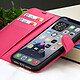 Acheter Zanaé Étui Portefeuille pour iPhone 12 et 12 Pro Support et Languette Magnétique Fuchsia