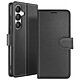 Zanaé Étui Portefeuille pour Galaxy S25 / S24 avec Support et Languette Magnétique Noir - Cet étui portefeuille Zanaé noir pour Galaxy S25 / S24 présente une texture antiglisse et chic