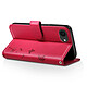 Avis Zanaé Étui Portefeuille pour iPhone 16e Premium Design Fleurs Papillon Rouge