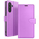 Zanaé Étui Portefeuille pour Samsung A17 Support et Languette Magnétique Violet - Cet étui protège intégralement l'écran et le dos du smartphone