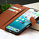 Acheter Zanaé Étui Portefeuille pour iPhone 17 Pro Max avec Support et Languette Magnétique Marron