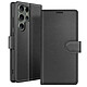 Zanaé Étui Portefeuille pour Galaxy S23 Ultra avec Support et Languette Magnétique Noir Cet étui portefeuille Zanaé noir pour Galaxy S23 Ultra présente une texture antiglisse et chic