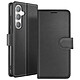 Zanaé Étui Portefeuille pour Galaxy S24 avec Fonction Support et Languette Magnétique Noir - Cet étui portefeuille Zanaé noir pour Galaxy S24 présente une texture antiglisse et chic