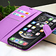 Acheter Zanaé Étui Portefeuille pour iPhone 12 Pro Max avec Support et Languette Magnétique Violet